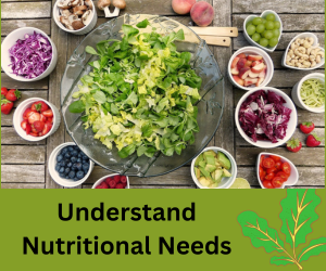 Understand Nutritional Needs