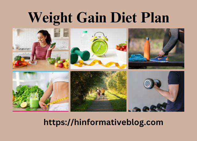 Weight Gain Diet Plan