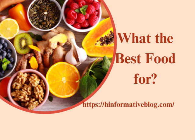 What Foods Are Good For You