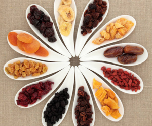 Which Kind of Dried Fruits Have the Lowest Sugar Content